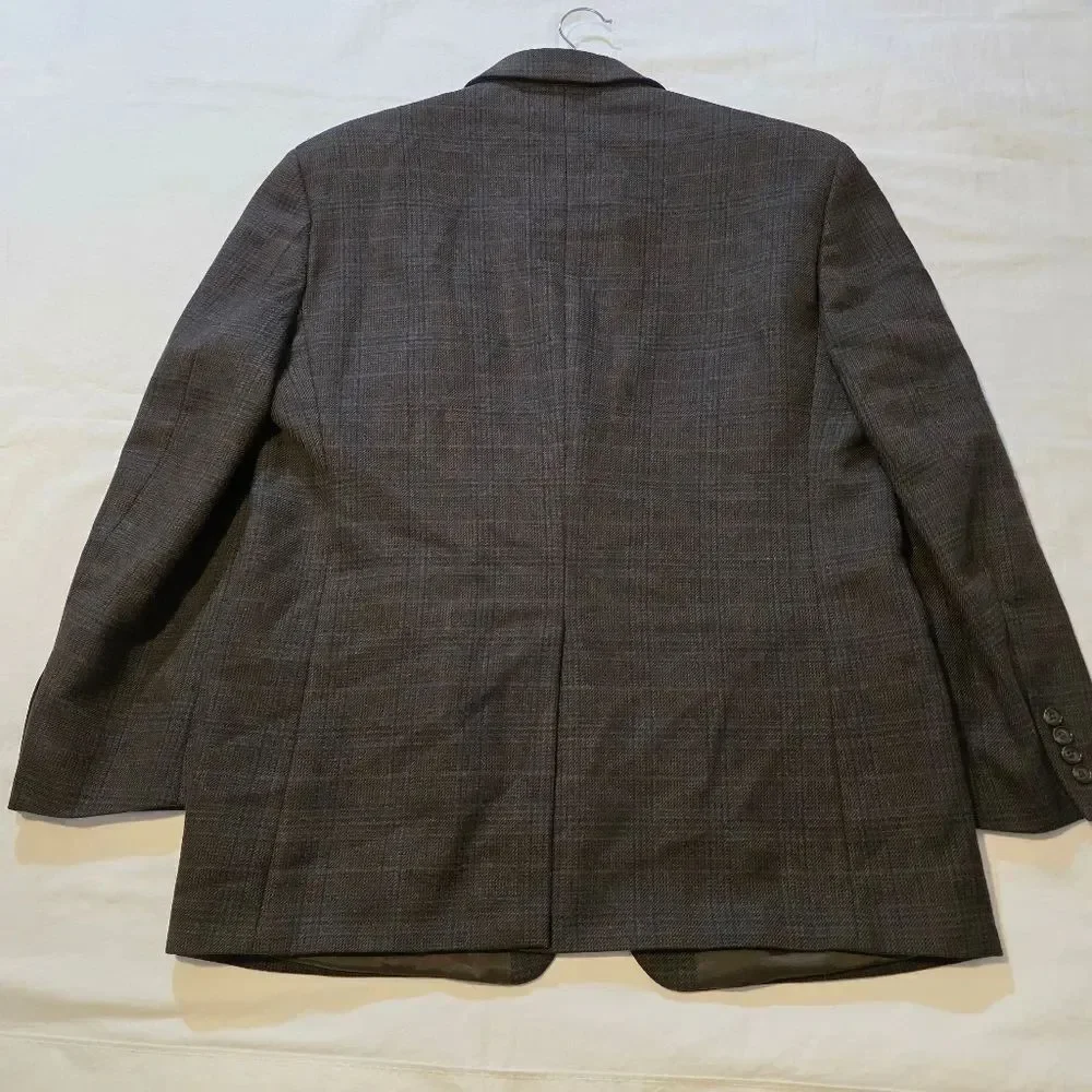 Ralph Lauren Brown Plaid Blazer 44R